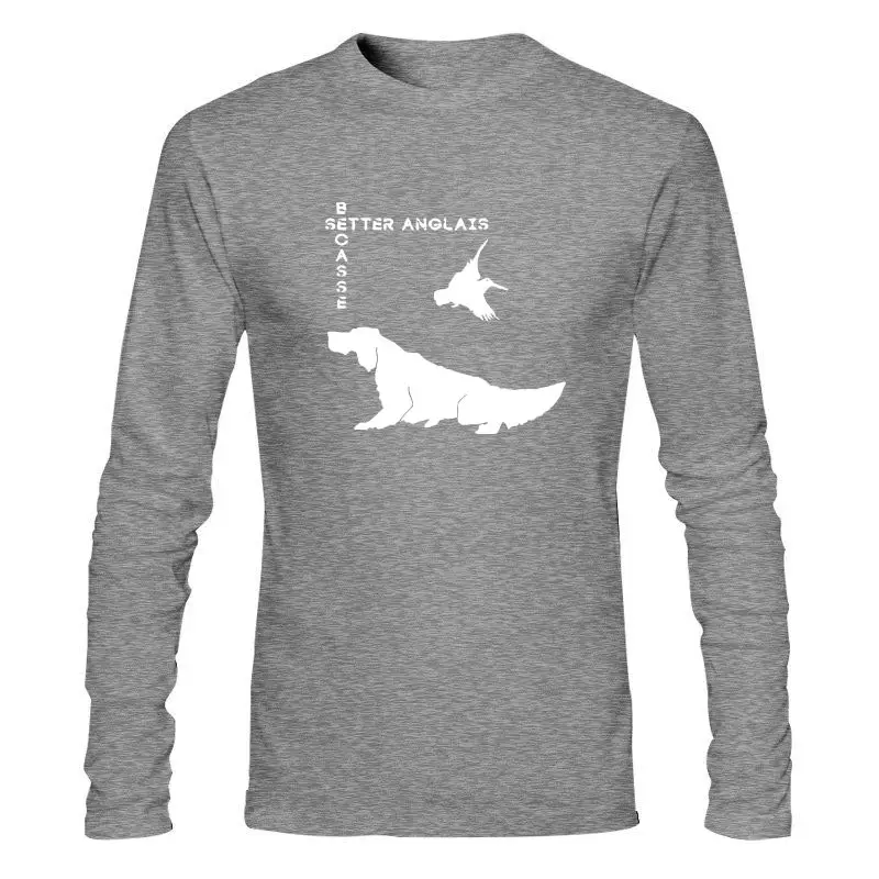 

Man Clothing New T Shirts Short Fashion Men Funny Men Fashion Becasse Setter Unisex Cool White Fashion Trend Tshirt