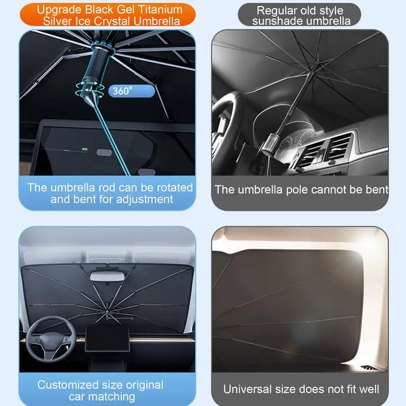 Автомобильные Оттенки для лобового стекла складной солнцезащитный козырек