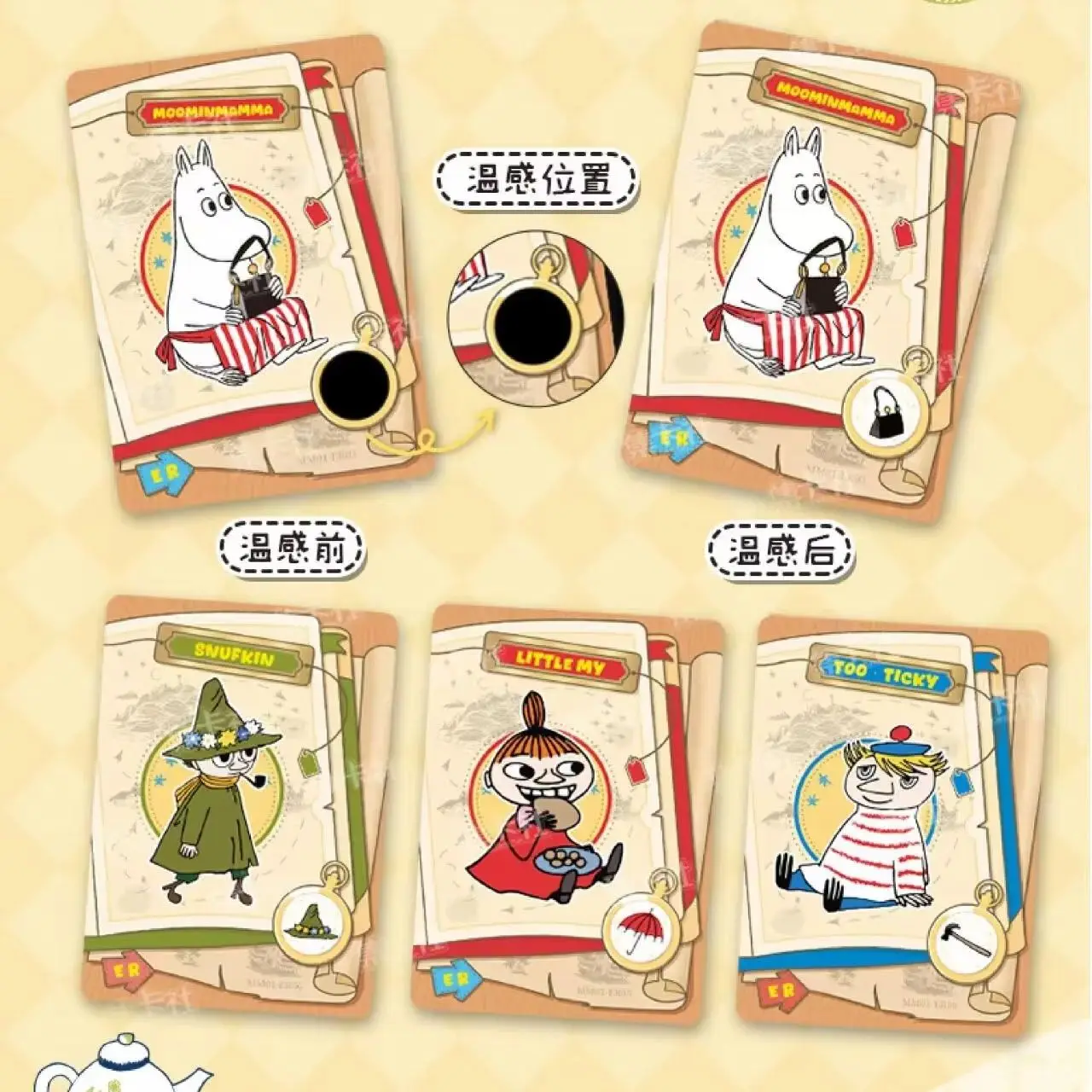 Фото Оригинальная коллекционная карточка CARD.FUN Moomin Letter From Time с персонажами аниме Маленькая Мия и Снупкин, сувенир, подарок-сюрприз, игрушка №5