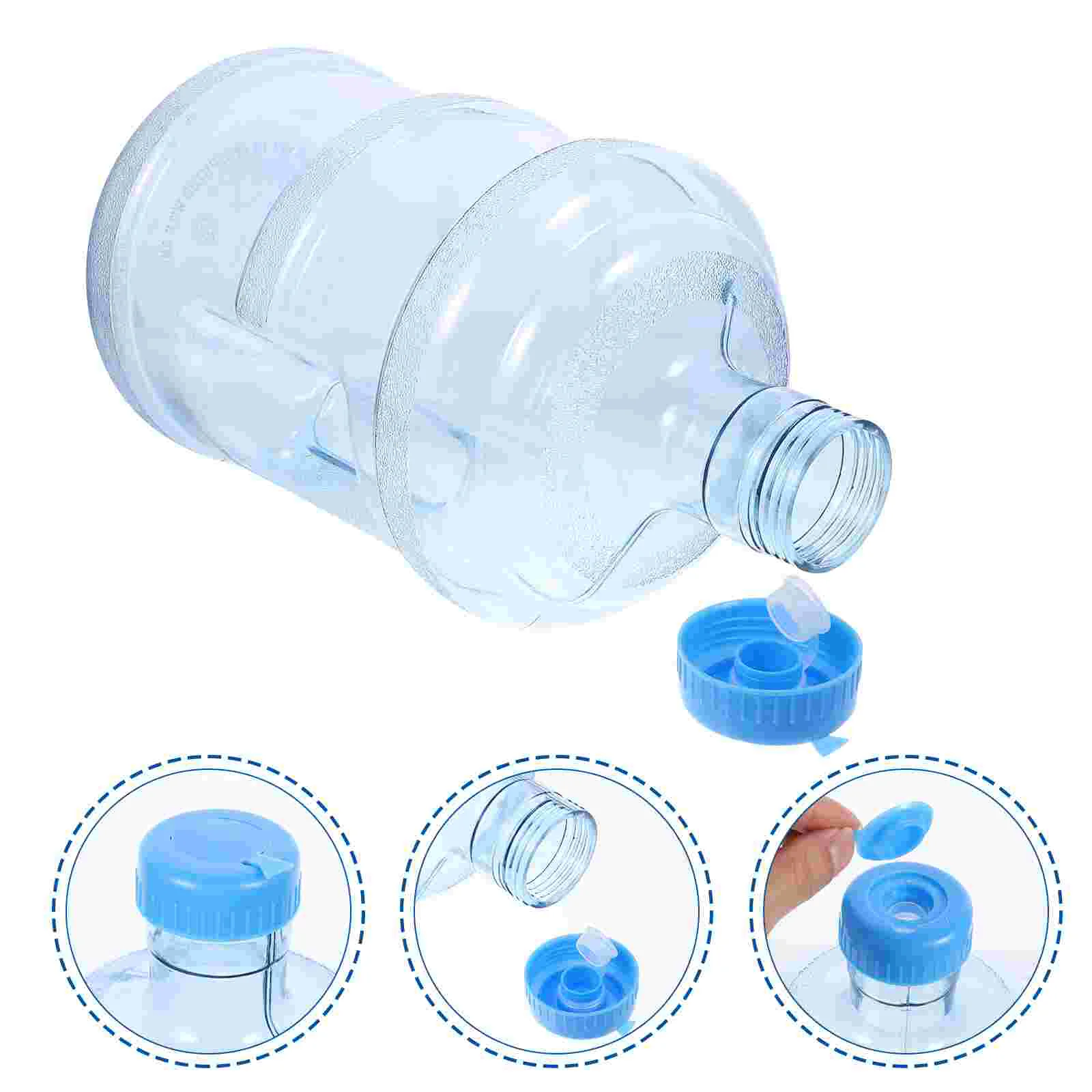 

Water Bottle Jug Storage Gallon Mineral Bucket Camping Large Container Tub Portable Handle Reusable Bottles Carrier Sports Liter
