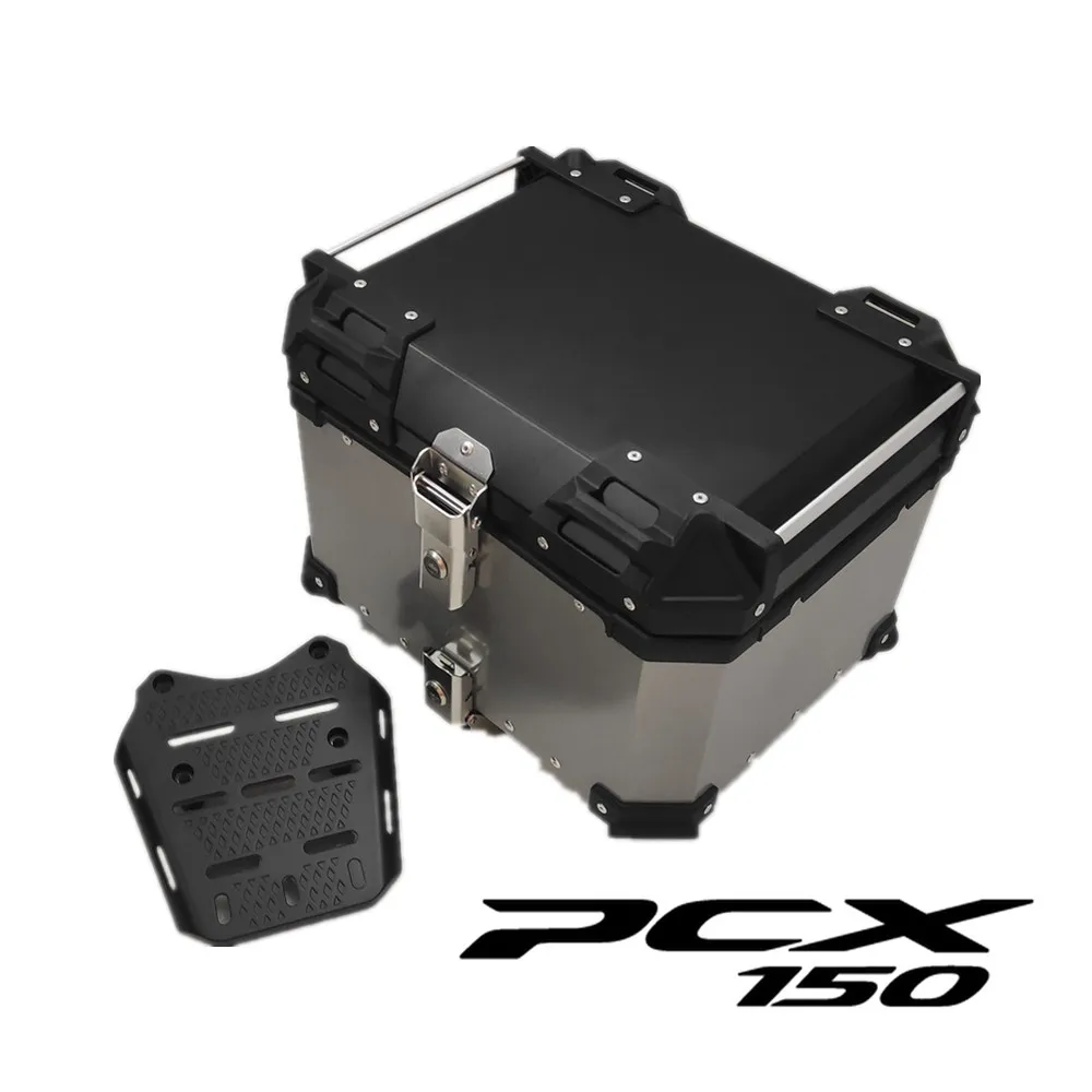 

Багажник мотоциклетный 45 л 55Л 65л, для Honda PCX 125 150 PCX150 PCX125, водонепроницаемый бокс из алюминиевого сплава для заднего багажника