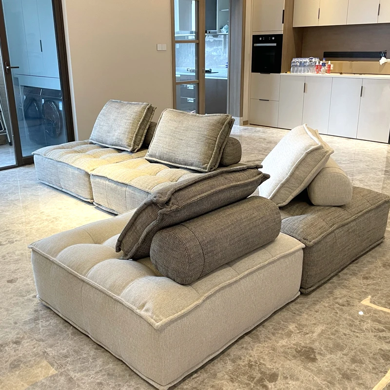 

Nordic Living Room Bed Sofa Xxl Wood Legs Relax Cheap Modular Lazy Couch New In Floor Minimalist Canape Salon Bedroom Furniture