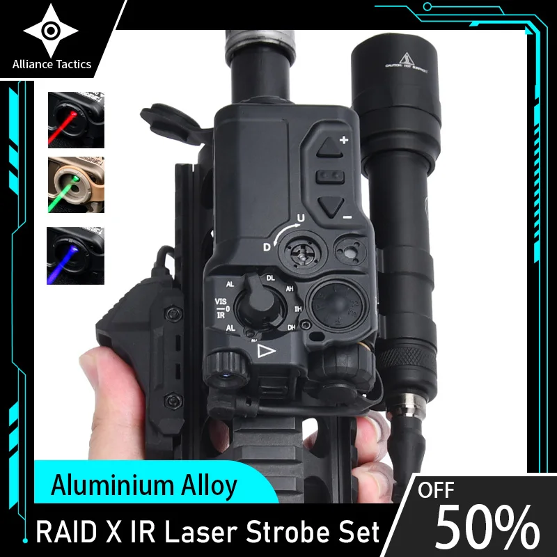 WADSN SF Surefire M600U Охотничий фонарик RAID X Металл Красный Зеленый Синий ИК-лазерный