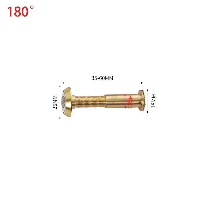 

Латунные дверные глазки 200 градусов
