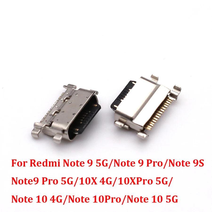 10 шт. зарядное устройство Type C Micro Mini USB зарядный порт док-разъем для Xiaomi Redmi 9 9A 9C 9T
