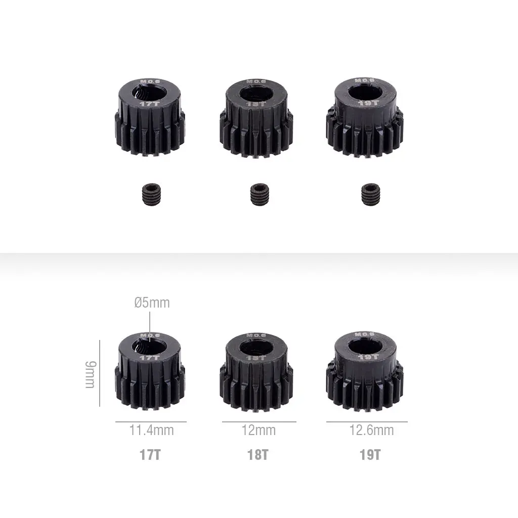 M0.6 17T 18T 19T 20T 21T 22T 23T 24T 25T 26T 27T 28T 5mm Вал Металлическая шестерня Стальная двигателя