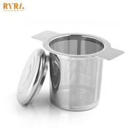 stainless steel tea leak filter reusable tea infuser tea strainer teapot metal loose tea leaf spice filter kitchen accessories
