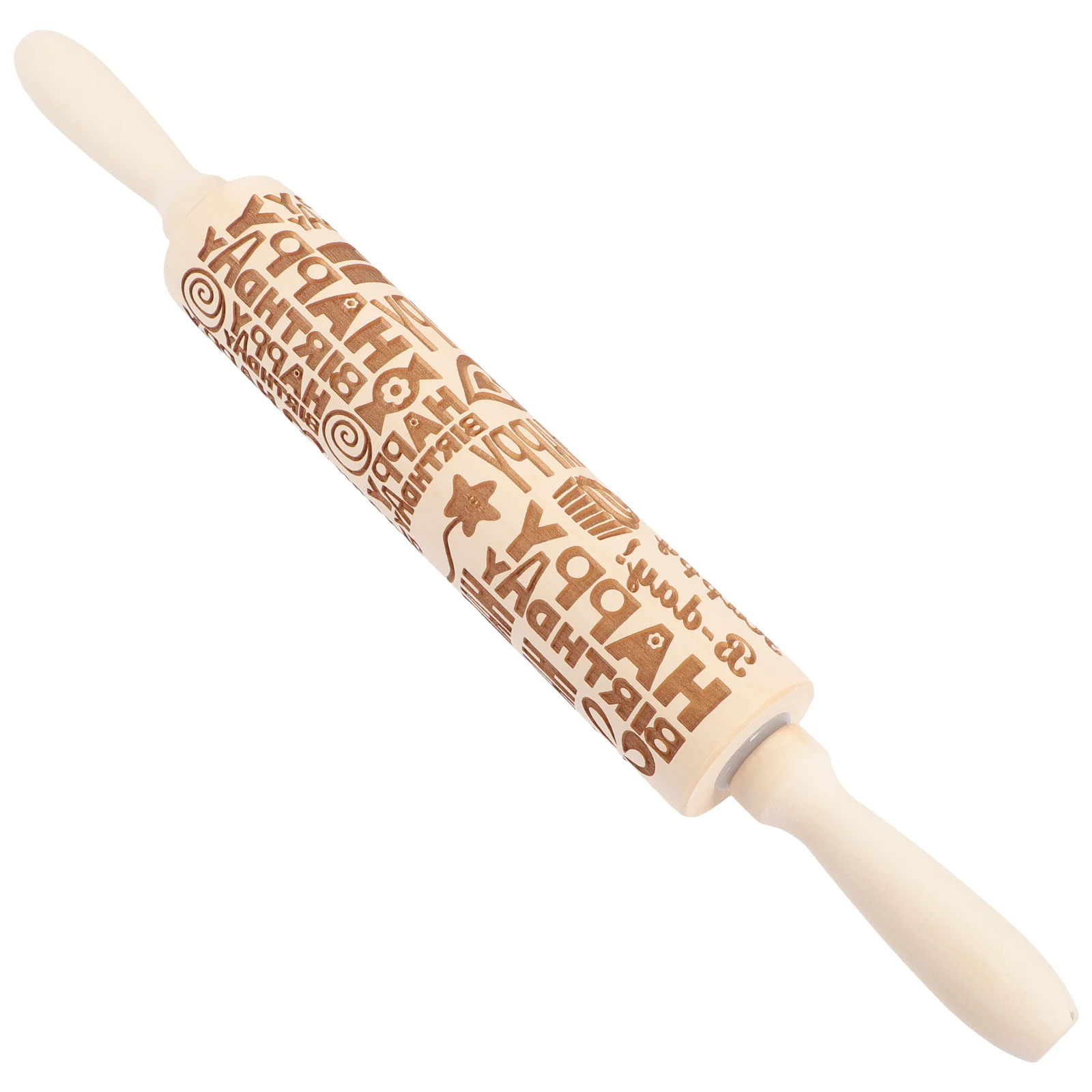 

Rolling Pin Roller Bakingwooden Bread Tool Crustcake Fondantdecorating Dough Pizza Decoration Pattern Pie French Embossed