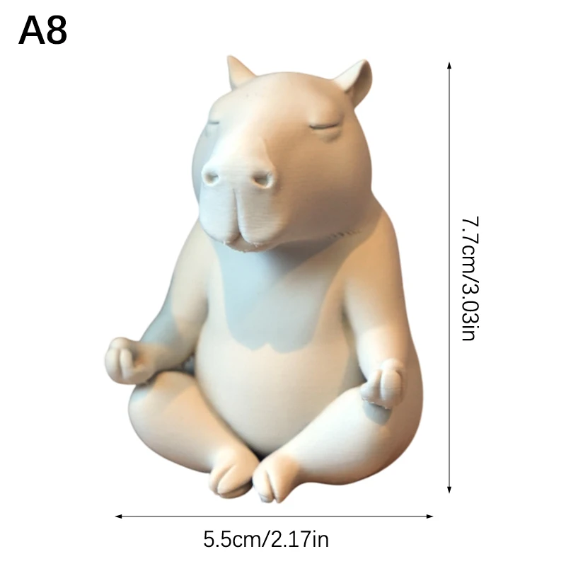 Пухлая медитирующая лягушка, фигурки дзен-лягушки, статуя капибары, духовная скульптура животного, декор для дома и офиса, идеальный подарок религия толстого духовная биография