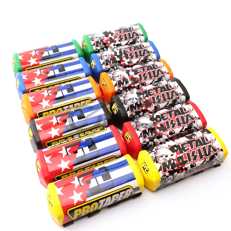 

2.0 Square Motocross Handlebar Chest Protector Cross Bar Pad Fit 1-1/8 Handle Motorcycle Dirt Bike Pit