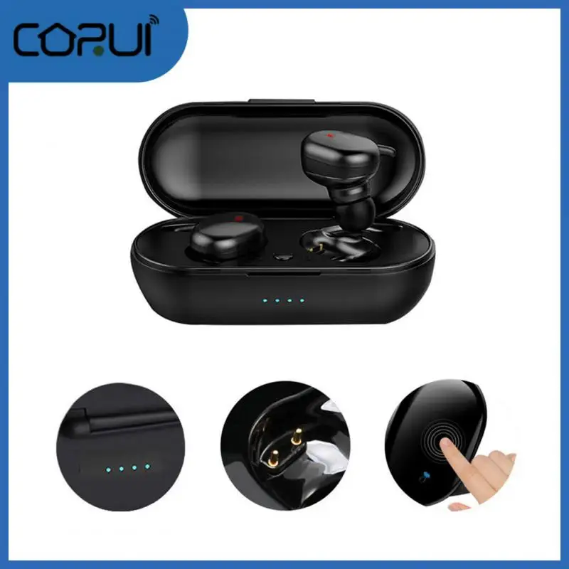 

Exquisite Stereo Sound Earbuds Noise Reduction Waterproof Headset With Mic High Quality No Delay Mini Ergonomical Portable