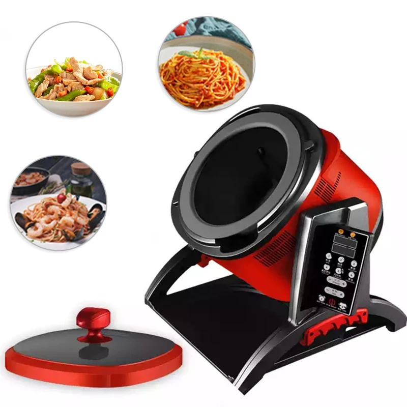 

6L Intelligent Automatic Stir Frying Machine 2200W Household Electric Cooking Non-stick Wok Multifunctional Cooker