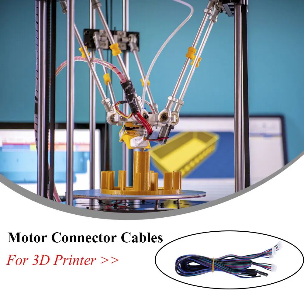 

Replaceable 3D Printer Accessories PVC Professional Stepper Motor Wire 4pin-6pin Dupont Line Motor Connector Cables