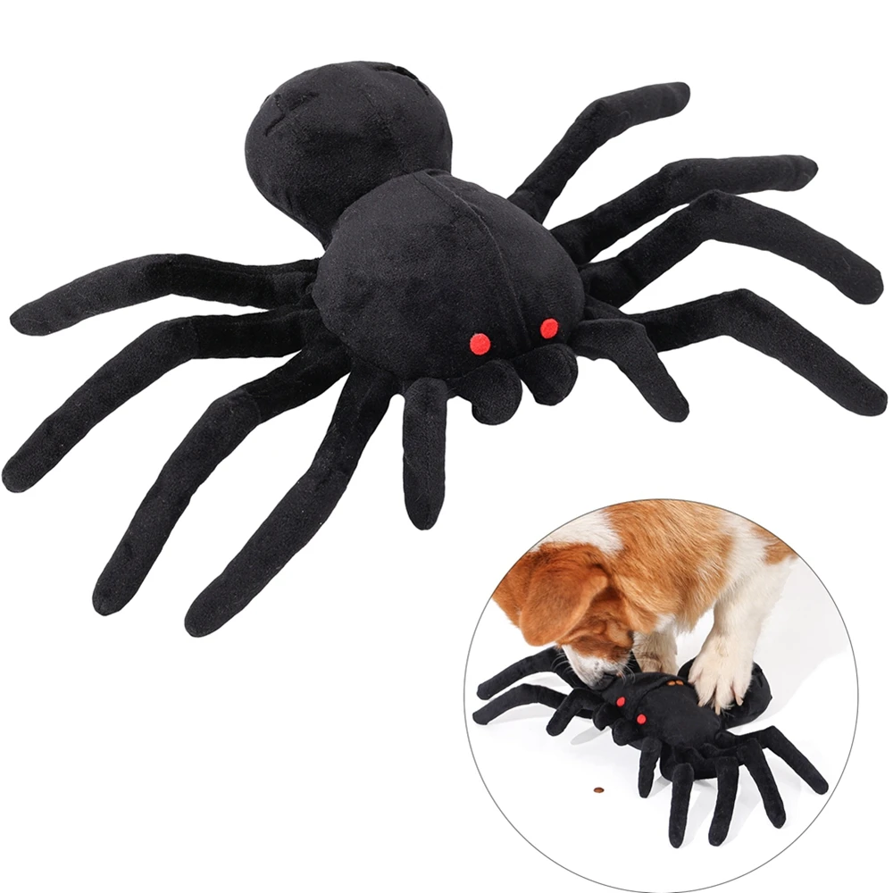 

Interactive Dog Puzzle Toys Hide and Seek Game Dog Toy Treat Dispenser for Dogs Training Funny Feeding Spider Design Slow Feeder
