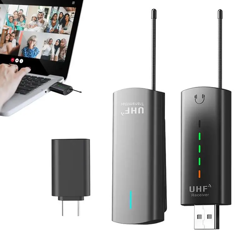 

Беспроводной петличный микрофон, USB-микрофон для телефона, с шумоподавлением, микрофон для телефонов, ноутбуков и планшетов