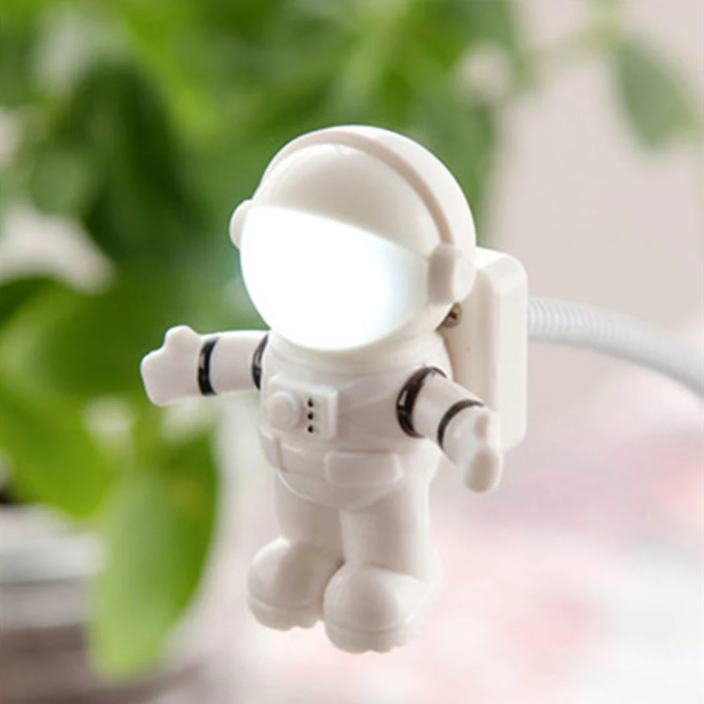

2023 Astronaut Night Lights Usb Rechargeable Led Night Light Touching Control Led Reading Lamp Computer Gift Creative Book Light