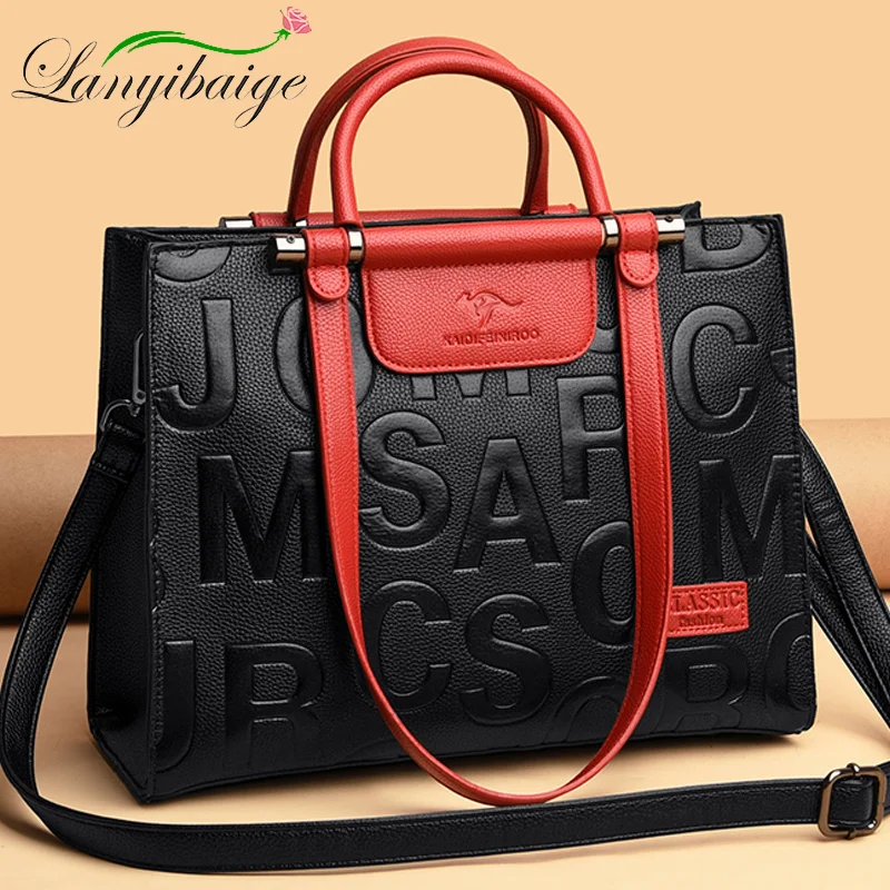 

Famous Designer Brand Bags Ladies PU Leather Handbag Luxury Ladies Handbag Purse Fashion Shoulder Bag Travel Casual Handbag
