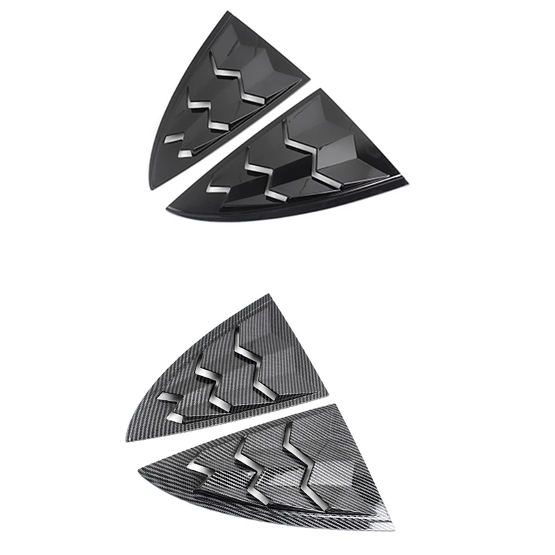 Автомобильный внешний декор жалюзи спойлер крышка затвора с листьями для Tesla Model 3