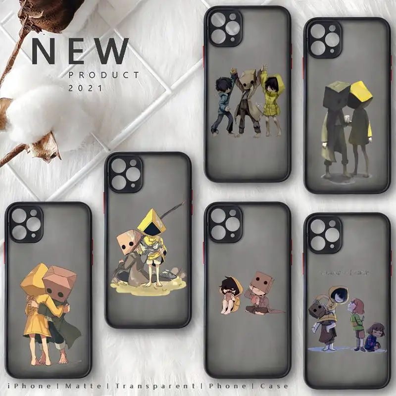 

Little Nightmares Phone Case Matte Transparent for iphone 11 12 pro mini XS XR X max 7 8 plus TPU Mobile bags