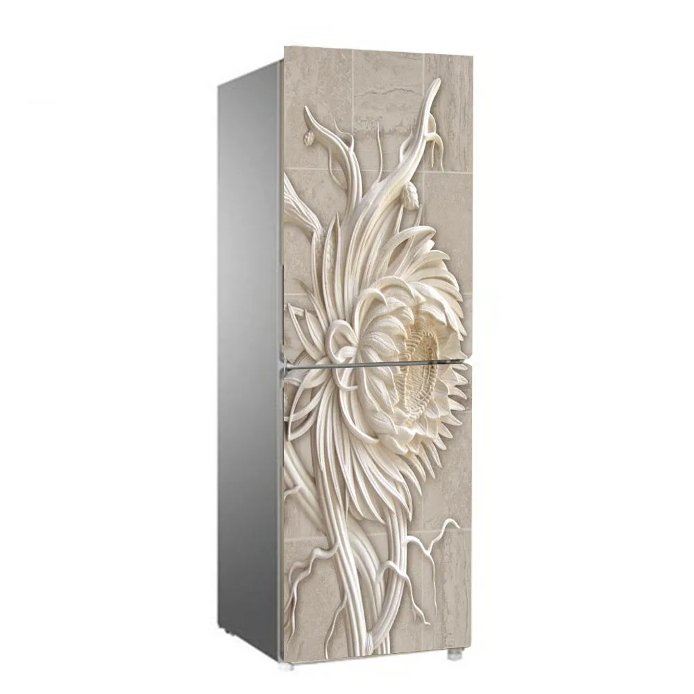 

Наклейка на холодильник с изображением цветов, Листьев, 60x180 см