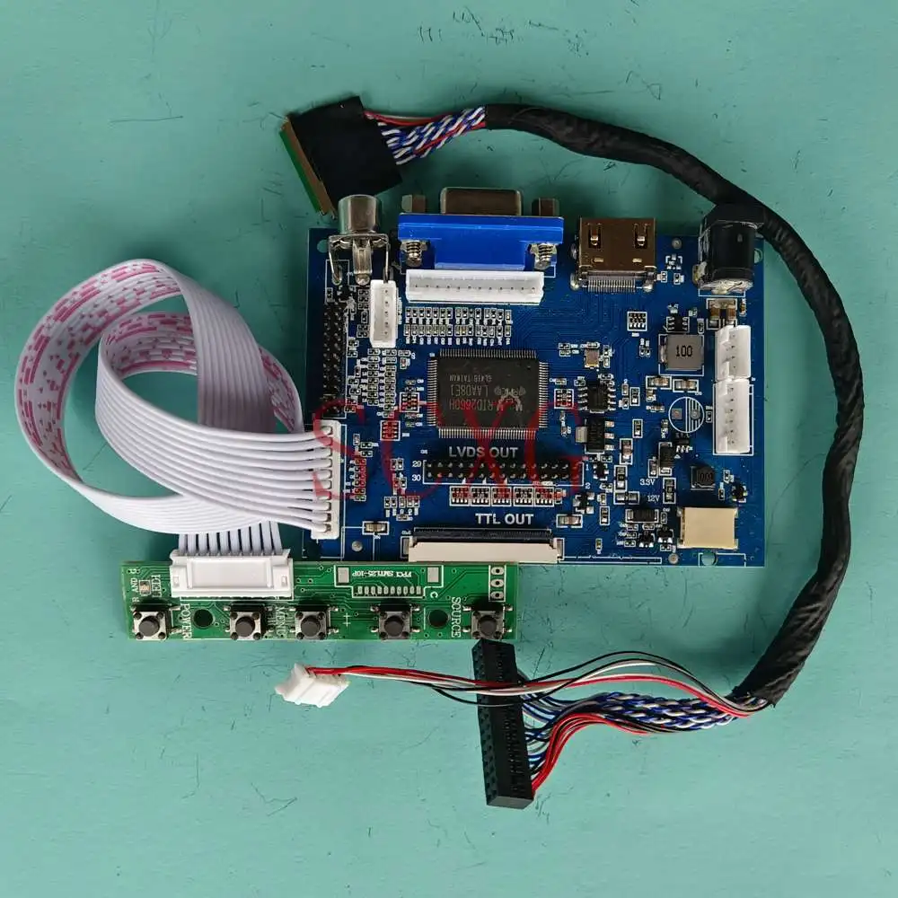 

Совместимый с B140XW03 V0 VGA + AV + HDMI Комплект 1366*768 14 "Сделай сам 40 Pin LVDS Ноутбуки ЖК матричный контроллер плата