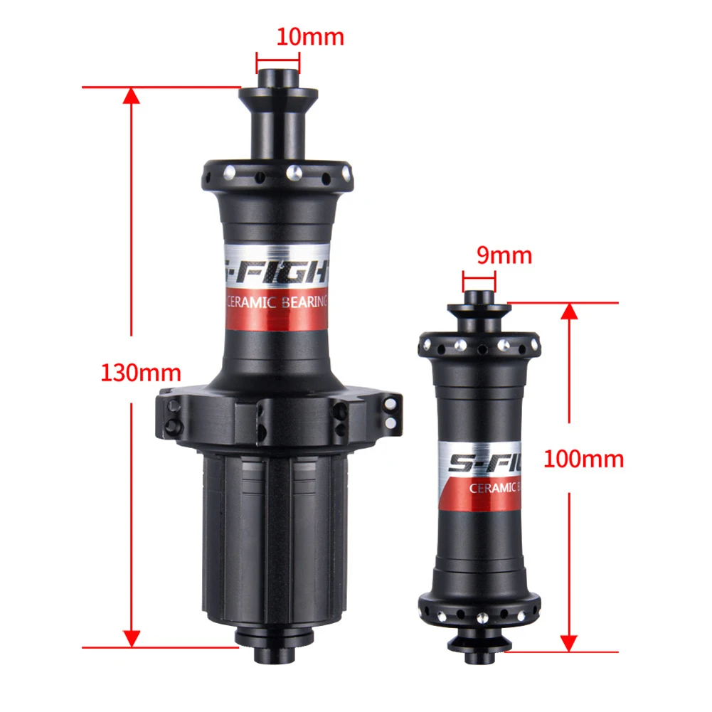 

100*9mm/130*10mm Super Light Front+Rear Road Bike Hub-Rim Brake Road Mountain Bike Bicycle Accessories For Cycling