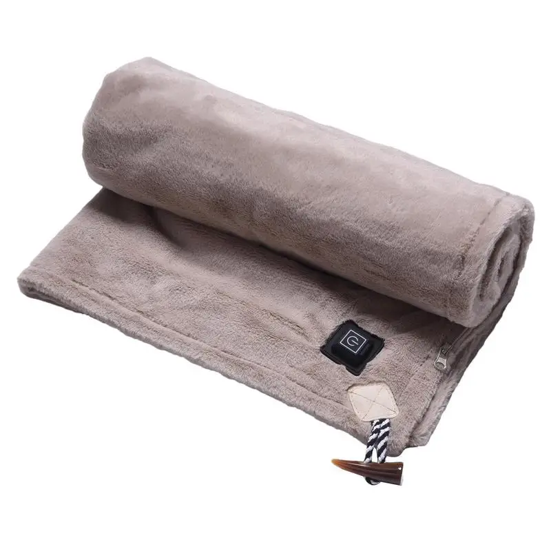

Электрическое одеяло, шаль с подогревом, уличное теплое одеяло, Три Уровня Температуры, регулировка, длительный срок службы, для кемпинга