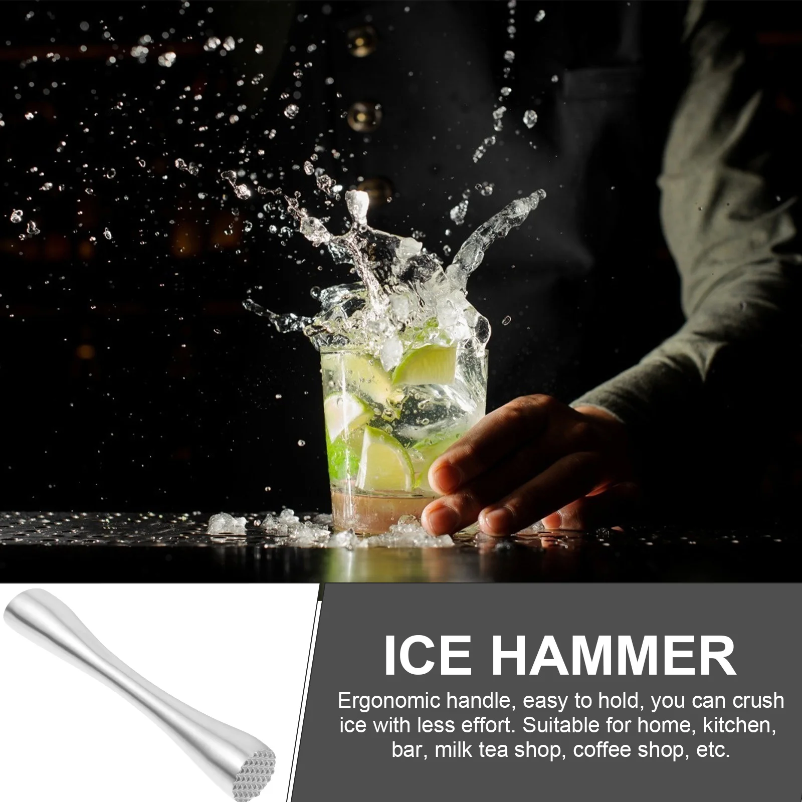 Шлифовальная палочка молоток для льда блендеры барный инструмент соковыжималка