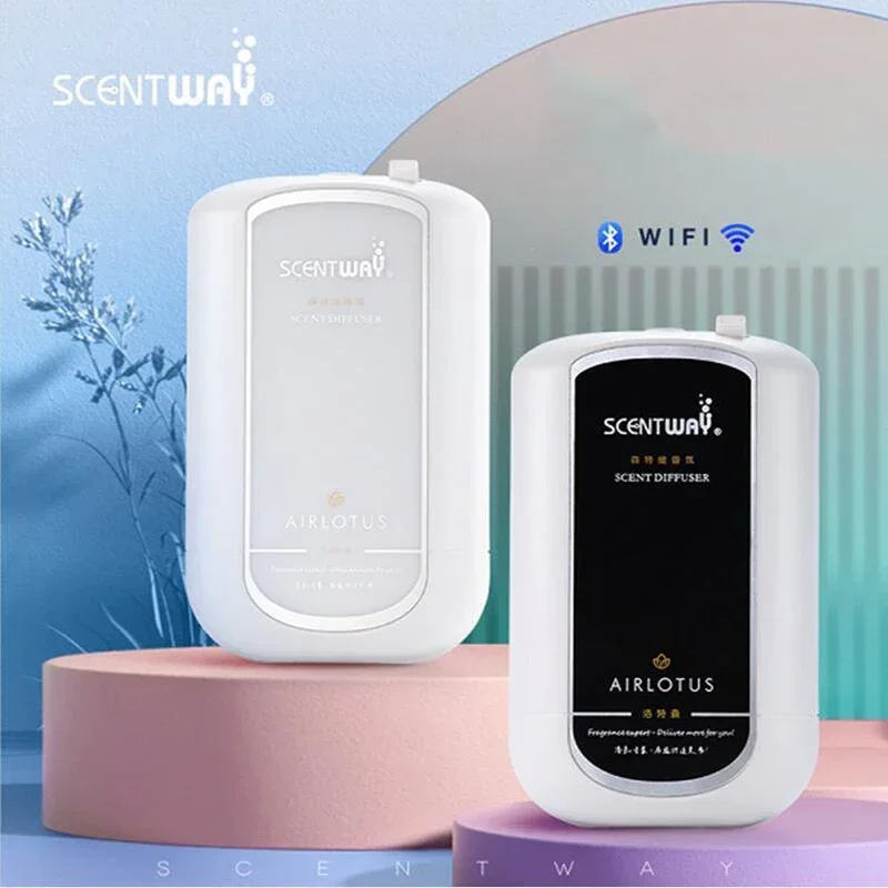 Фото Электрический ароматический оазис Wi-Fi/Bluetooth, диффузор аромата эфирного масла, 200 мл, домашний освежитель воздуха, машина для ароматизации отеля №2