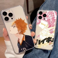 haikyuu volleyball phone cases for iphone 11 12 13 mini se 2020 6 6s 7 8 plus x xs xr pro max cover shell soft tpu clear