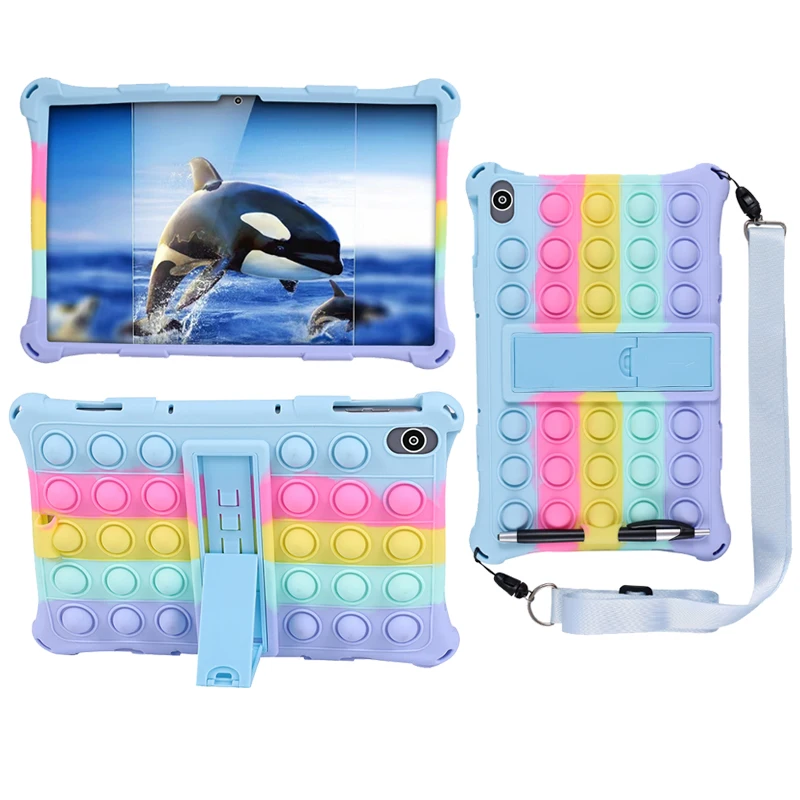 

Soft Bubble Silicon Tablet Stand Case for OPPO Pad 2022 Protective Cover for Oppo Pad 11 Inch 2022 Kids Funda Protective Shell