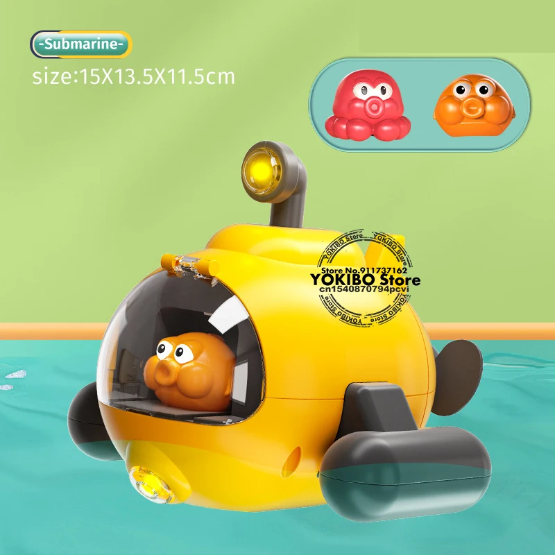 

Baby Bath Toys for Kids Submarine Shower Toys Water Toys Spray Water Toys for Kids Baby Shower Set Bathtub Toy Baby Water Toys