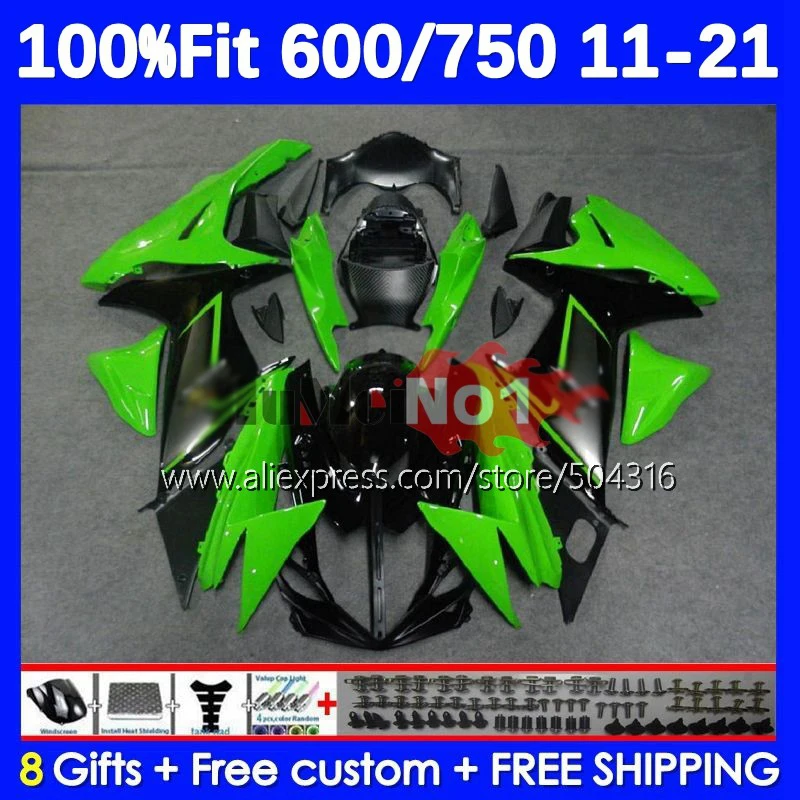 

Injection For GSXR 750 600 CC GSXR750 K11 18No.16 GSXR-750 GSXR600 11 12 13 14 15 16 17 2018 2019 2020 2021 Fairing glossy green