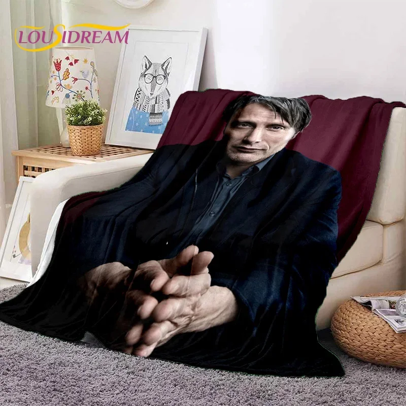 

LOUSIDREAM 3D Фланелевое одеяло Mads Mikkelsen