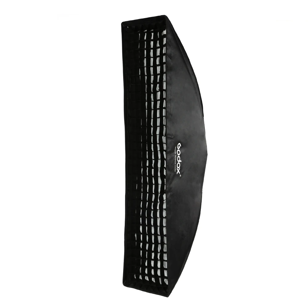 

12"x 47" 30 x 120cm Strip Honeycomb Grid Rectangular Softbox for Photo Strobe Studio Flash Softbox Bowens Mount