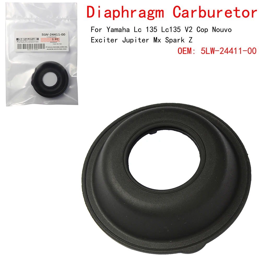 

Diaphragm Carburetor MIKUNI For Yamaha Lc 135 Lc135 V2 Cop Nouvo Exciter Jupiter Mx Spark Z OEM 5LW-24411-00