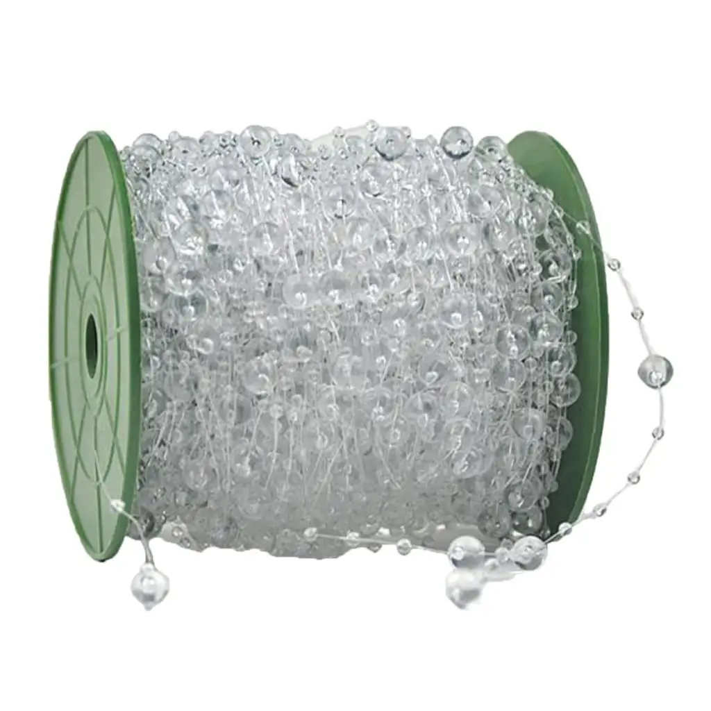 

Бусины из искусственного жемчуга, пластиковая гирлянда, свадебные бусины, искусственный жемчуг, нитки из бусин, украшение для свадебной вечеринки