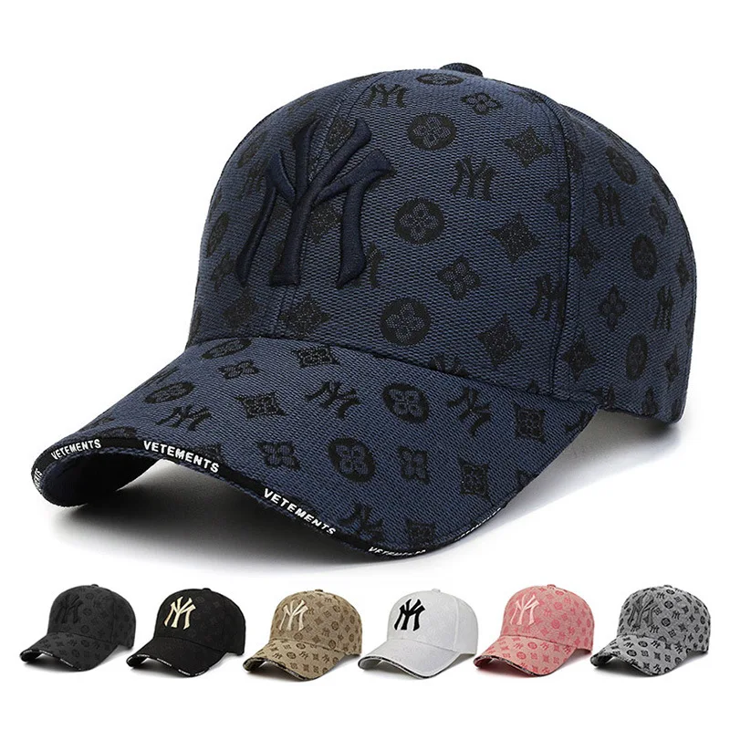 Fashion Letters Embroidery cap luxury brand  Women Men Baseball Caps Female Male Sport Visors Snapback Cap Sun Hat For Women Men