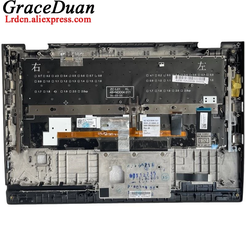 Корпус с черной клавиатурой HU в венгерском стиле подставка для рук чехол Lenovo Thinkpad