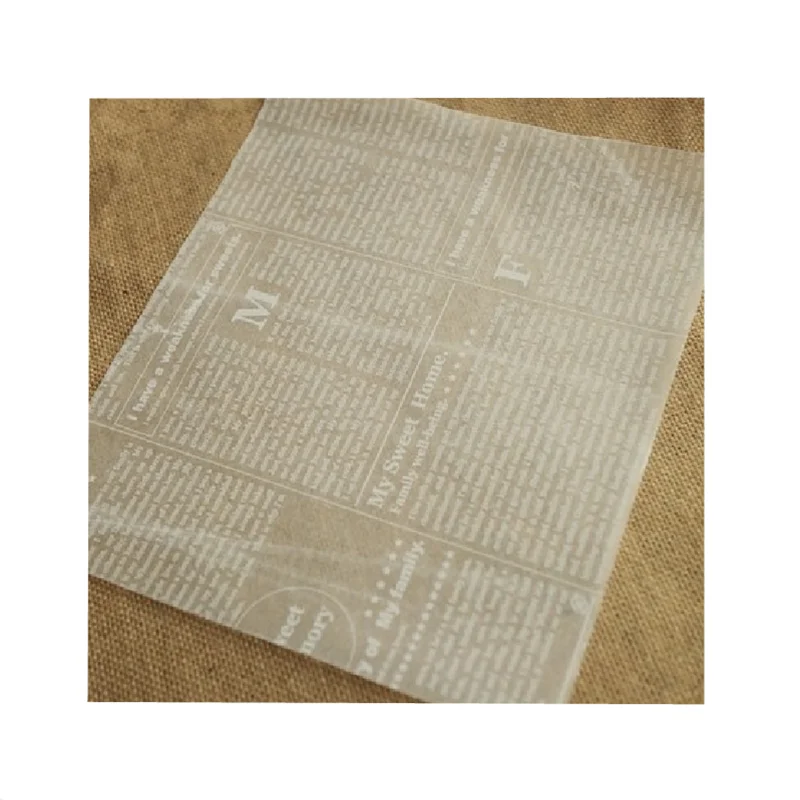 

200 листов/партия, зеленое восковое покрытие для гамбургеров