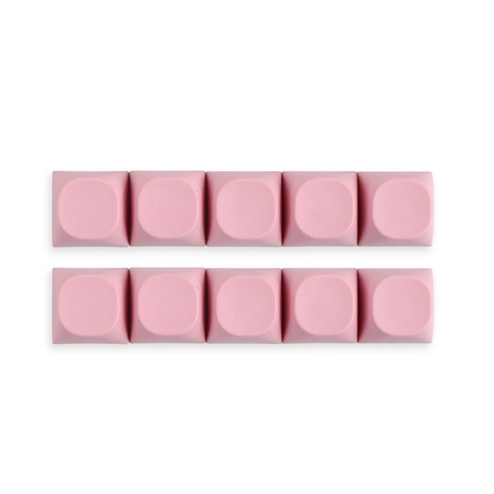 

10Pcs Cool Jazz Pbt Keycap MA 1U Pink Keycaps MA Height Keycaps PBT Thicken Keycap for Gaming Keyboard Keycaps
