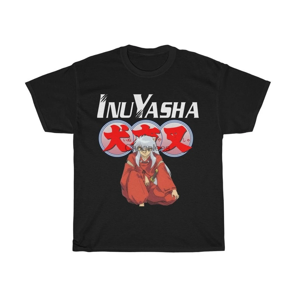 Футболка Inuyasha в стиле аниме унисекс винтажный стиль |