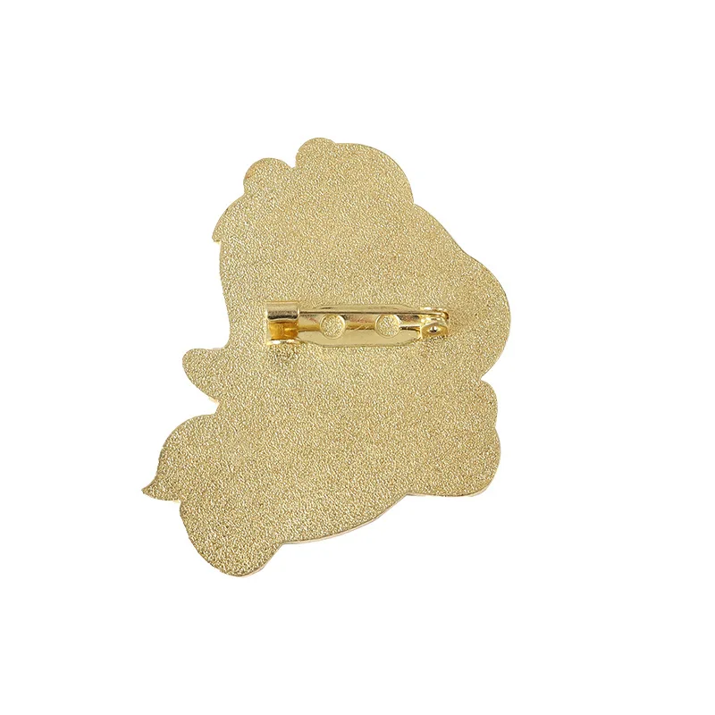 XEDZ здоровая зеленая эмалированная брошь с лошадью мультяшный милый крутой пони