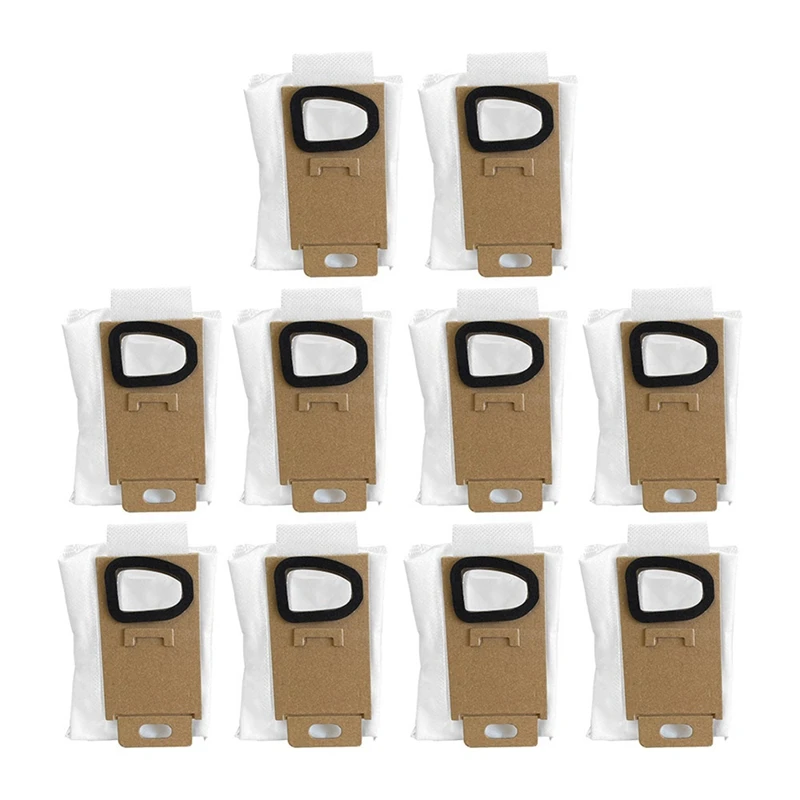 

10 Pcs for Xiaomi Roborock H7 H6 Vacuum Cleaner Non-Woven Fabric Dust Bag Replacement Accessories Parts