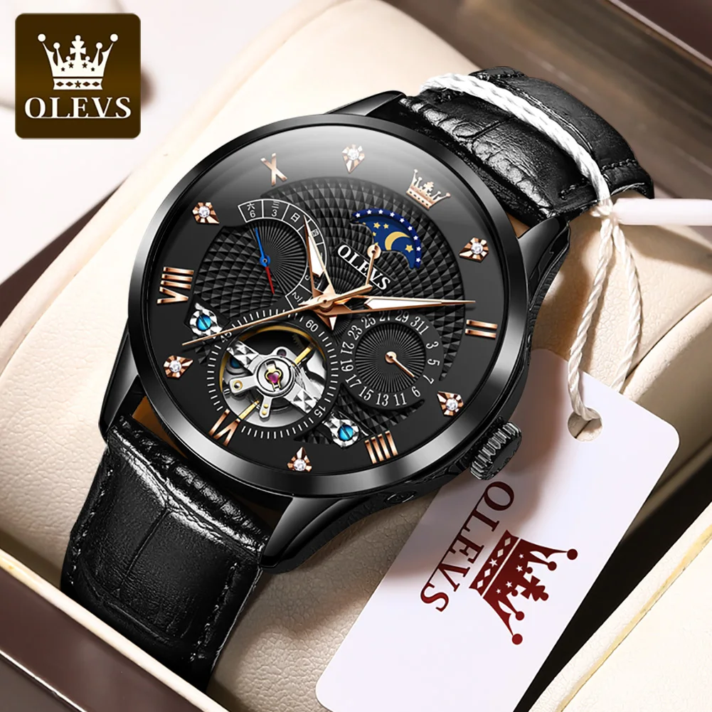 

OLEVS Hollow automatic mechanical watch business men's watch