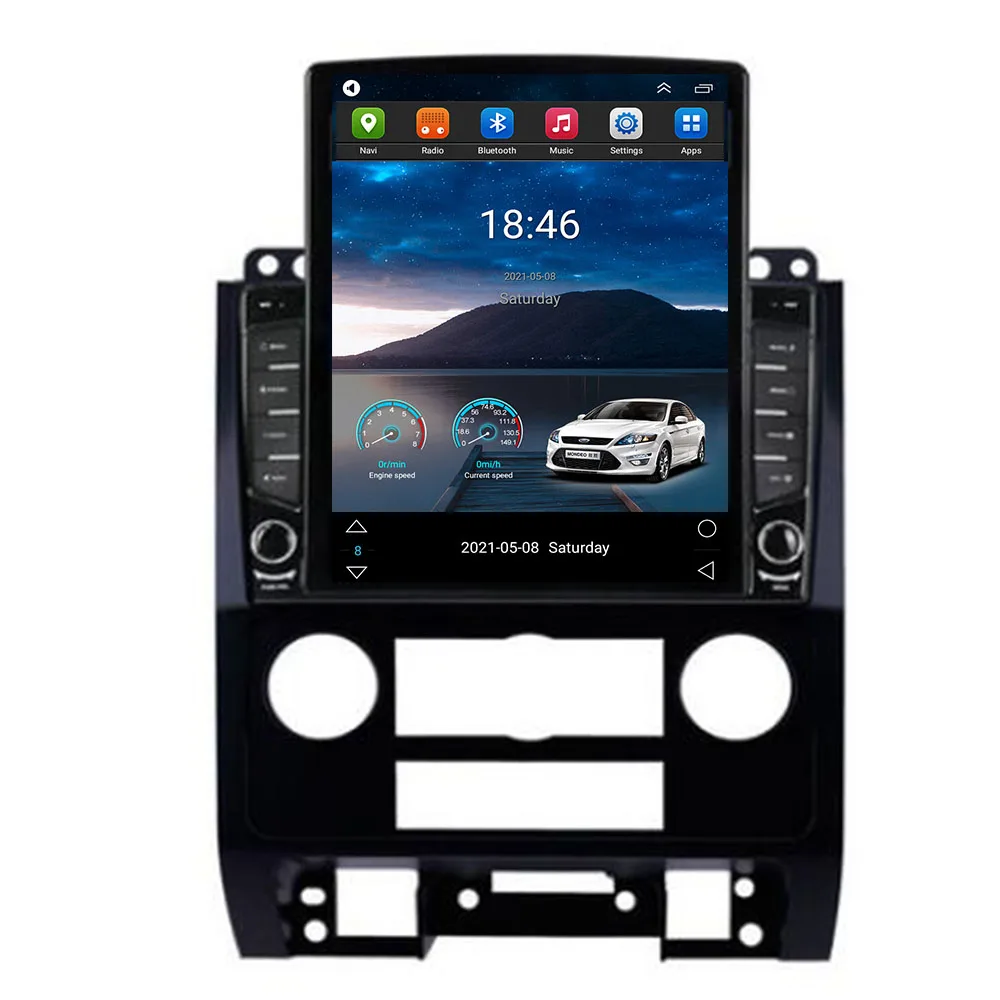 

For Tesla Style 2 Din Android 12 Car Radio For Ford Escape 2007 to2012 Multimedia Video Player GPS Stereo Carplay DSP RDS Camera