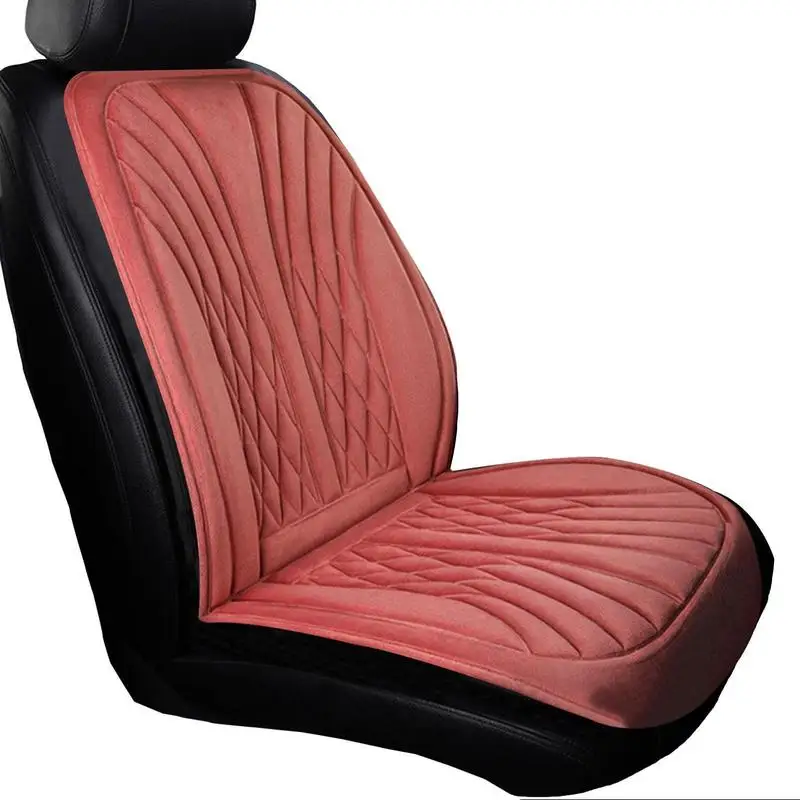 

Seat Cushion With Heat Comfort Auto Seat Covers With 3 Gear Adjustable Chair Cushion Mat Car Heater With Overload Protection Fit