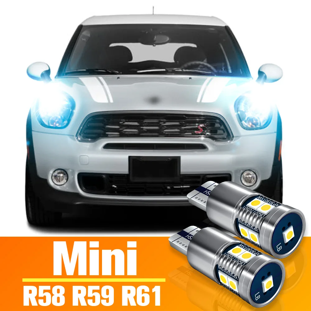 2 светодиодных парковочных фонаря для Mini Cooper Coupe R58 Paceman R61 Roadster R59 аксессуары лампа