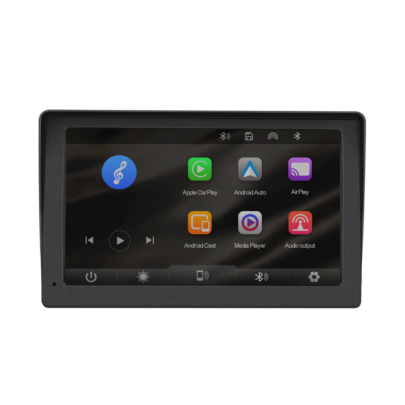 

7-дюймовый сенсорный смарт-плеер Hd, портативный автомобильный монитор, Carplay, Android, Автомобильное Зеркало, Airplay