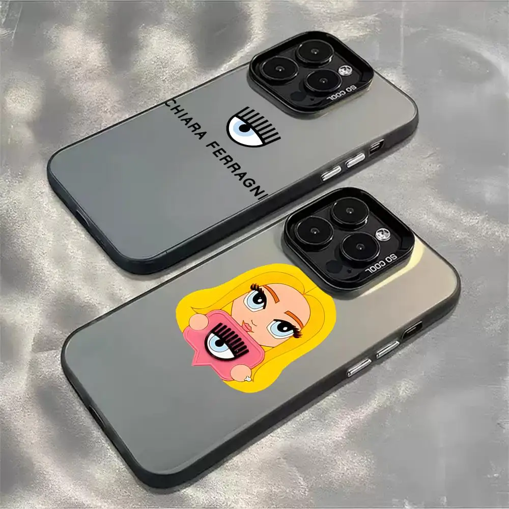Фото Чехол для телефона Chi-ara Ferra-gnies Colle-ction с узором, серебристый корпус для iPhone 17, 16, 15, 14, 13, 12, 11 Pro Max Plus №1